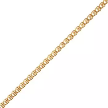 Цепь лав из красного золота 585 пробы, размер 45