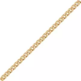 Цепь нонна из желтого золота 585 пробы, размер 45
