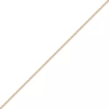 Цепь панцирь из красного золота 585 пробы, размер 40