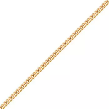Цепь панцирь из красного золота 585 пробы, размер 45