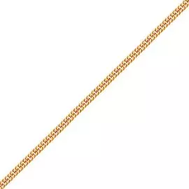 Цепь панцирь из красного золота 585 пробы, размер 45
