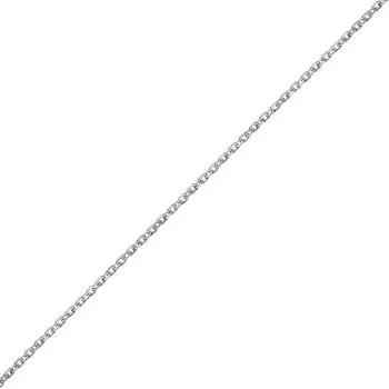 Цепь якорь из белого золота 585 пробы, размер 55