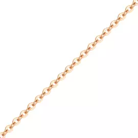 Цепь якорь из красного золота 375 пробы, размер 40