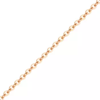 Цепь якорь из красного золота 375 пробы, размер 50