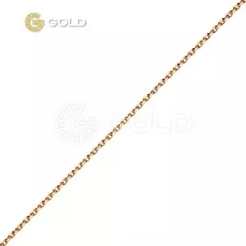 Цепь якорь из красного золота 375 пробы, размер 55