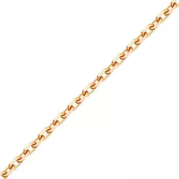 Цепь якорь из красного золота 375 пробы, размер 55