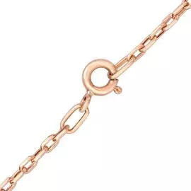 Цепь якорь из красного золота 375 пробы, размер 55