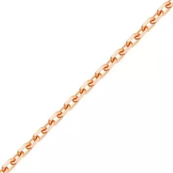 Цепь якорь из красного золота 585 пробы, размер 55