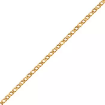 Цепь ромб из красного золота 375 пробы, размер 50