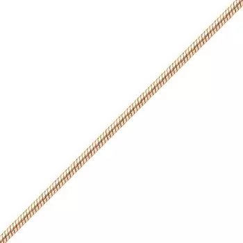 Цепь тондо из красного золота 585 пробы, размер 60