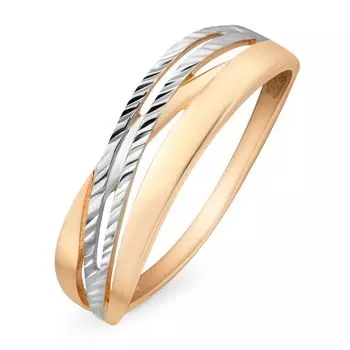 Кольцо из красного золота 585 пробы, размер 17