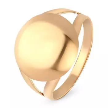 Кольцо из красного золота 585 пробы, размер 17.5