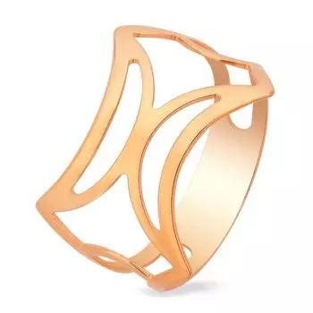 Кольцо из красного золота 585 пробы, размер 18