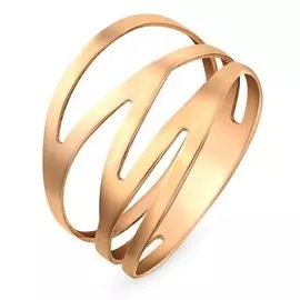 Кольцо из красного золота 585 пробы, размер 18.5