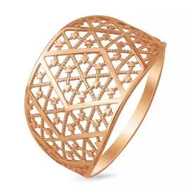 Кольцо из красного золота 585 пробы, размер 19.5