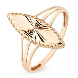 Кольцо из красного золота 585 пробы, размер 19.5