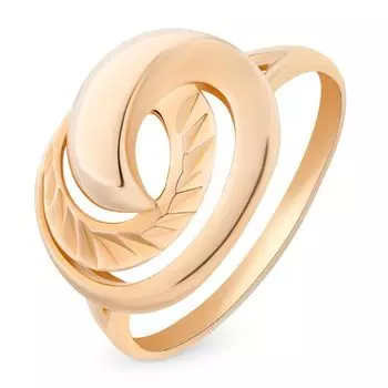 Кольцо из красного золота 585 пробы, размер 20