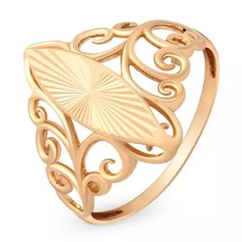 Кольцо из красного золота 585 пробы, размер 20.5