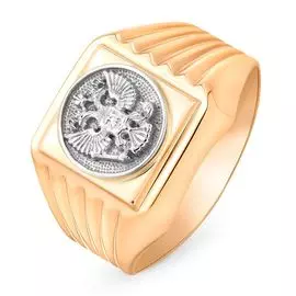 Кольцо из красного золота 585 пробы, размер 21.5