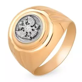 Кольцо из красного золота 585 пробы, размер 21.5