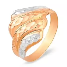 Кольцо из красного золота 585 пробы, размер 22