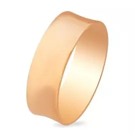 Кольцо обручальное из красного золота 585 пробы, размер 16