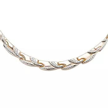 Колье ролекс из красного золота 585 пробы, размер 40