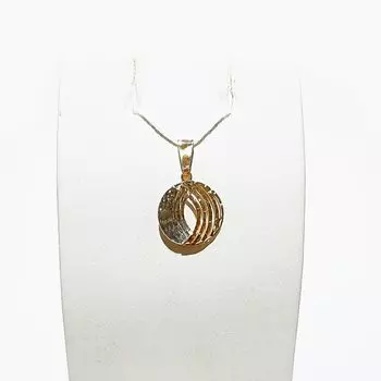 Подвес из красного золота 585 пробы