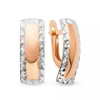 Серьги из красного золота 375 пробы