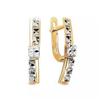 Серьги из красного золота 375 пробы