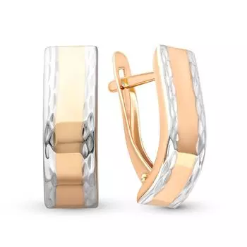 Серьги из красного золота 585 пробы