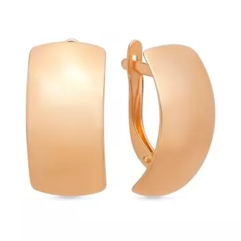 Серьги из красного золота 585 пробы