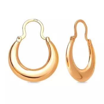 Серьги из красного золота 585 пробы