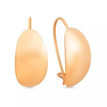 Серьги из красного золота 585 пробы