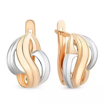 Серьги из красного золота 585 пробы