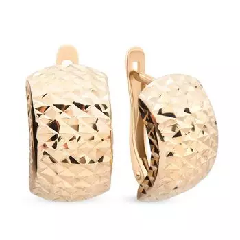 Серьги из красного золота 585 пробы