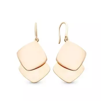 Серьги из красного золота 585 пробы