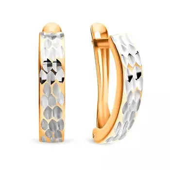 Серьги из красного золота 585 пробы