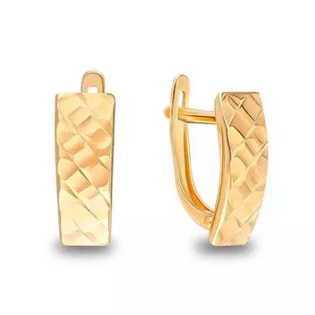 Серьги из красного золота 585 пробы
