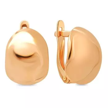 Серьги из красного золота 585 пробы