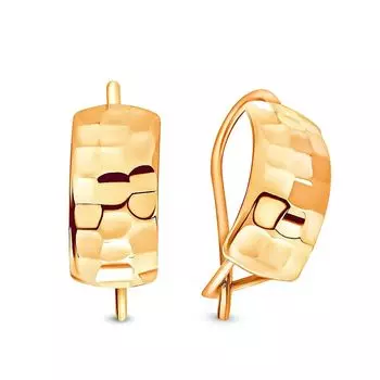 Серьги из красного золота 585 пробы