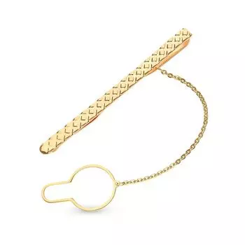 Заколка для галстука из красного золота 585 пробы