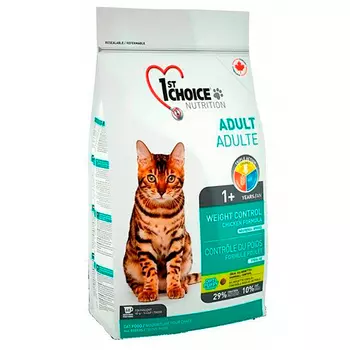 1st Choice Weight Control / Сухой корм Фёст Чойс Контроль Веса для Кастрированных котов и Стерилизованных кошек