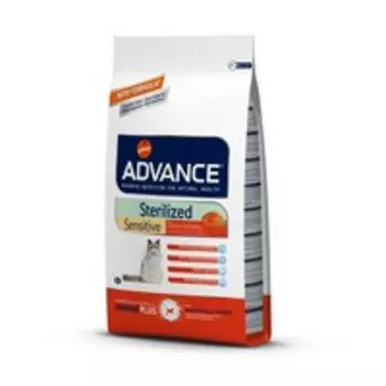 Advance Sterilized Sensitive Salmon &amp; Barley / Сухой корм Адванс для Стерилизованных кошек с Чувствительным пищеварением Лосось ячмень