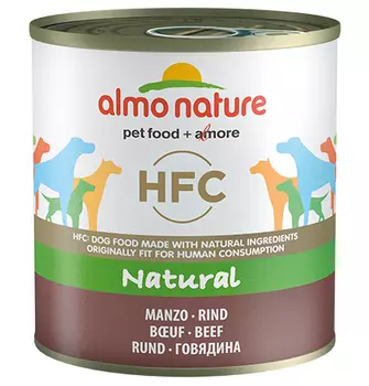 Almo Nature Classic HFC Beef / Консервы Алмо Натюр для собак с Говядиной (цена за упаковку)