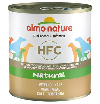 Almo Nature Classic HFC Veal / Консервы Алмо Натюр для собак с Телятиной (цена за упаковку)