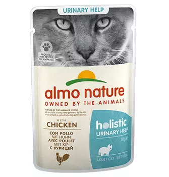 Almo Nature Functional Urinary Support with Chicken / Паучи Алмо Натюр для кошек Профилактика МКБ Курица (цена за упаковку)