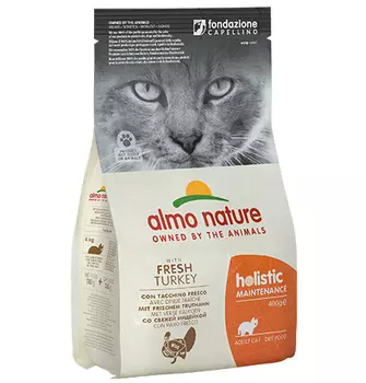 Almo Nature Holistic Adult Cat Turkey / Сухой корм Алмо Натюр Холистик для взрослых кошек Индейка