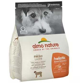 Almo Nature Holistic Small Lamb / Сухой корм Алмо Натюр Холистик для взрослых собак Малых пород с Ягненком