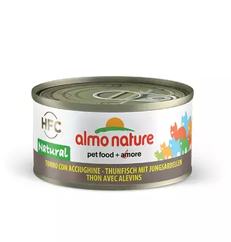 Almo Nature Legend HFC Adult Tuna & White Bait / Консервы Алмо Натюр для кошек с Тунцом и Сардинками (цена за упаковку)